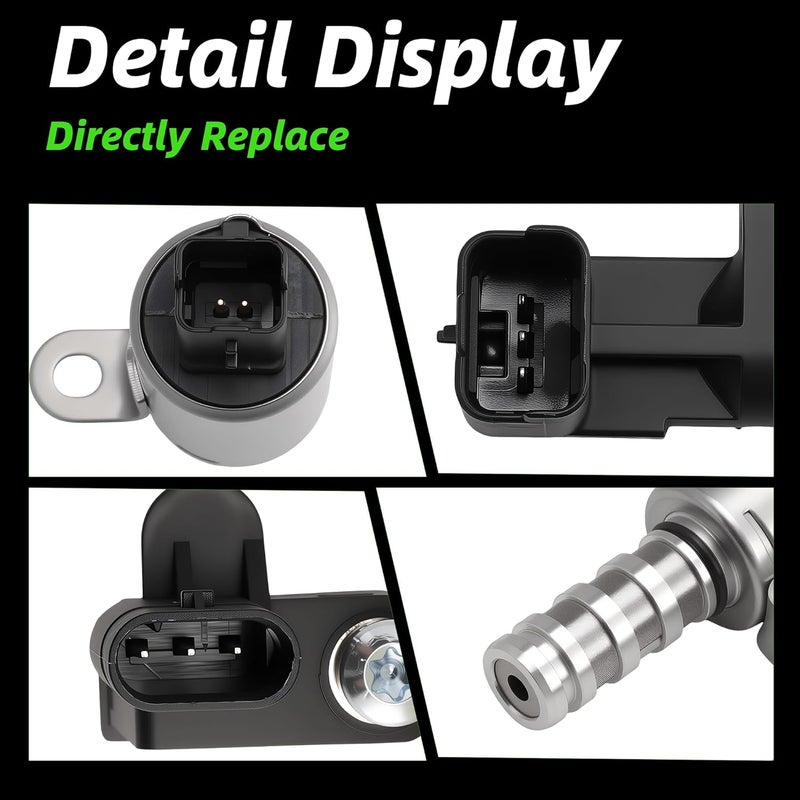 Riyhch Intake&Exhaust Variable Valve Timing Solenoid VVT, Camshaft+Crankshaft Position Sensor, for Mini Cooper 07-15,for Cooper Countryman 11-16, for Cooper Paceman 07-16,1.6L,11368610388 13627561753 - Image 4